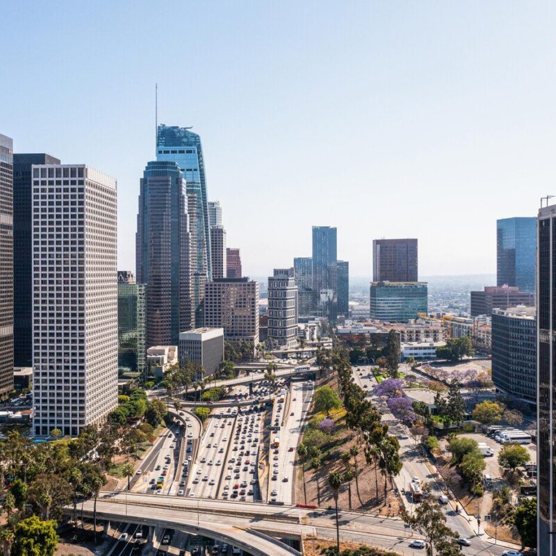 Vista aérea de ciudad
